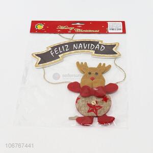 Custom Christmas door hanging ornament reindeer