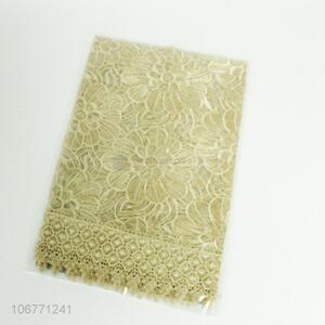 Cheap and good quality glass yarn embroidery tablecloth