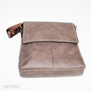 Simple Style PU Leather Messenger Bag For Man