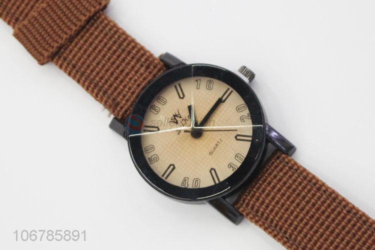 Wholesale Fashion Accessories Ladies Cloth Watchband Watch