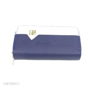 Good Sale PU Leather Wallet Cheap Long Purse