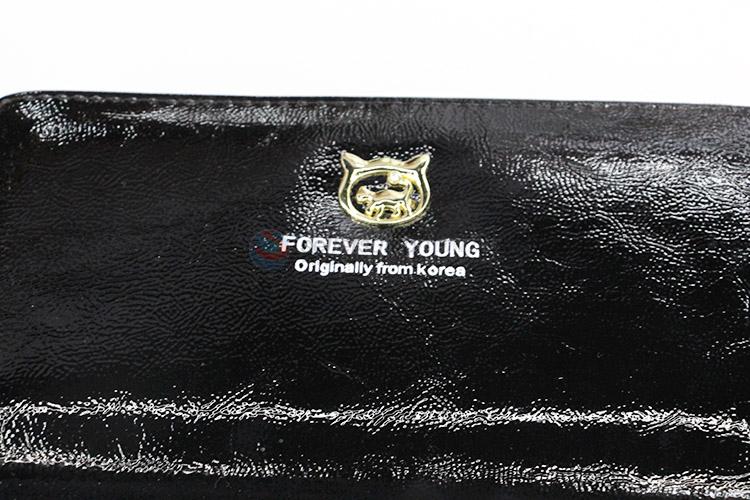 Custom PU Leather Card Holder Ladies Long Wallet