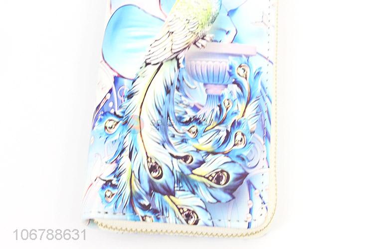 Fashion Printing PU Leather Wallet Fashion Card Holder