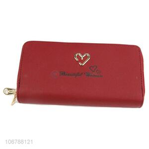 Best Quality Ladies Long Wallet PU Leather Purse