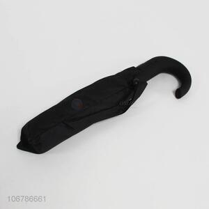 Wholesale premium quality adult black foldable umbrella