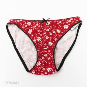 New Fashion Flowers Printed Design <em>Underpants</em> Ladies Briefs