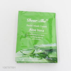 Wholesale price 10pcs aloe vera moisturizing hydrating facial mask