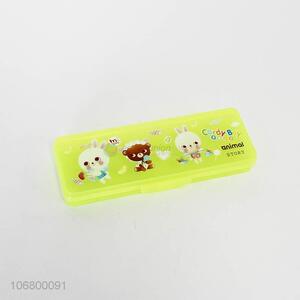 Good quality cheap cartoon printing plastic pencil box