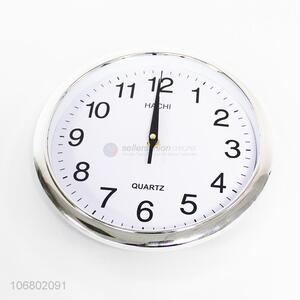 Cheap Home Decoration Simple Round Design Plastic Wall Clock