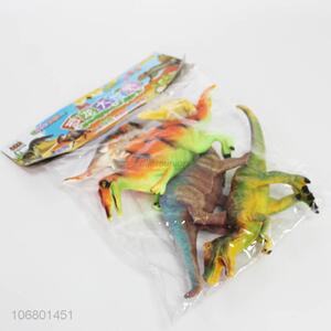 Best sale colorful plastic dinosaur toy set for children
