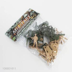 Good sale kids plastic military toy set soldier toy