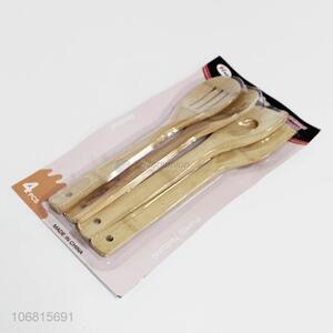 Fashion Design 4 Pieces Wooden Spoon Set