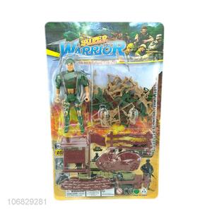 Wholesale custom plastic soldier action figure toy for children