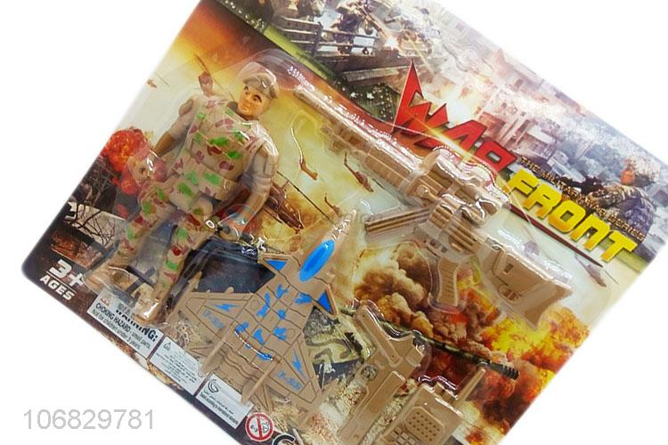 Top supplier plastic toy soldier military toys play set