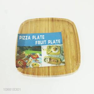 Good Quality Bamboo Pizza Plate Fashion Fruit Plate