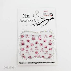 High quality nail accessories 3d pvc nail sticker decals