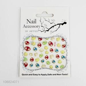 Unique design 3d nail art pvc nail stickers pvc nail decals
