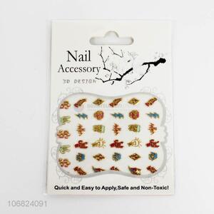 Creative design nail accessories 3d pvc nail sticker decals