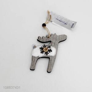 New products Christmas wooden reindeer pendant ornaments