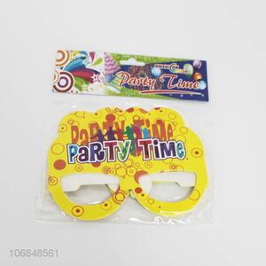 China supplier 10pcs party paper glasses party mask