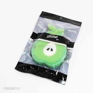 Wholesale green apple shower sponge bath sponge