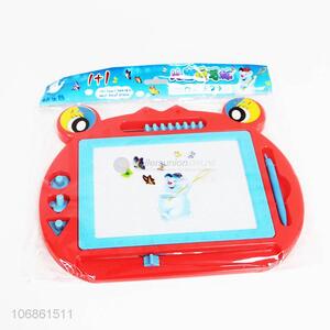 New design cartoon frog plastic writing tablet writing board