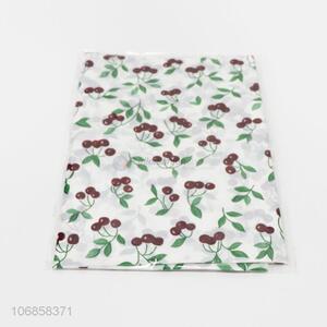 Contracted Design Cherry Pattern Printed Bathroom Shower Curtain