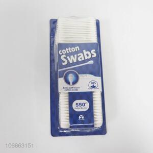 New products 550pcs plastic stick cotton swabs