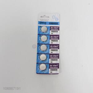 Good quality 5pcs cr2032 lithium button cell button battery