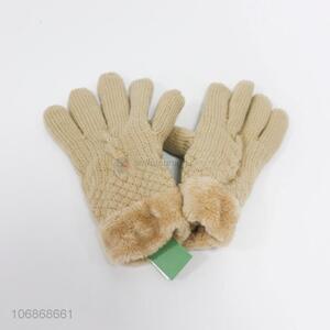 High Quality Knitted Glove Winter Warm Glove
