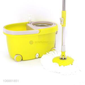 New design magic floor cleaner spin mop and walkable mop bucket set