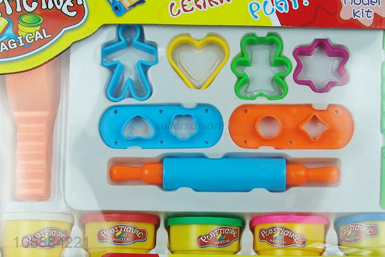 Suitable price intelligent colorful play dough and clay molds for kids