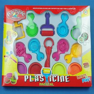 Premium quality children educational creative color clay toys with plastic molds