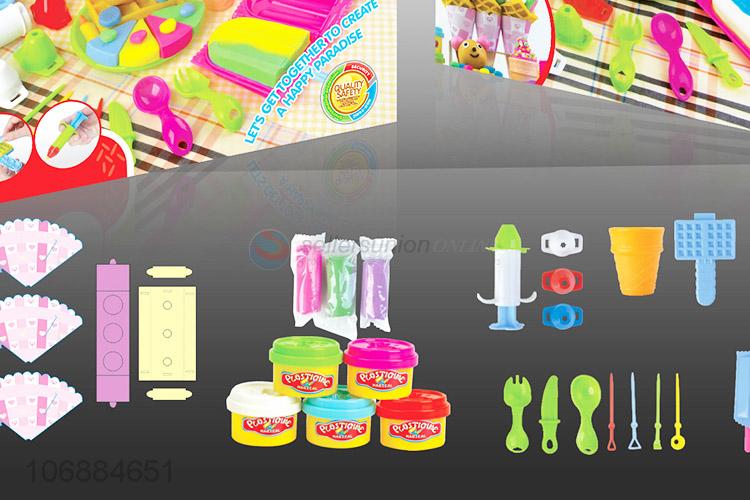 Hot sale educational diy colorful plasticine toy and clay molds kit