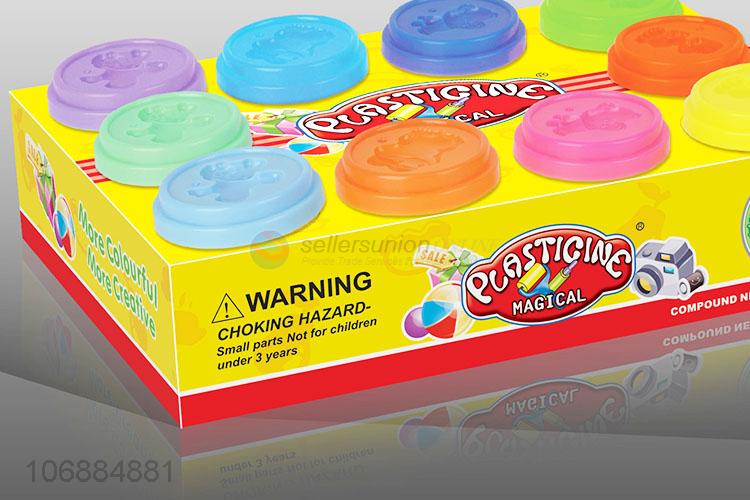 Factory direct sale intelligent colored plasticine play dough molds for children