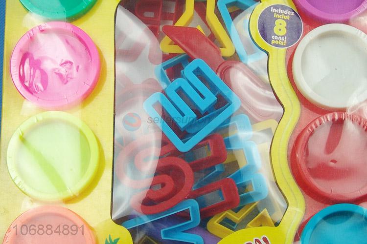 Best quality colorful reusable modelling clay plasticine molds for kids