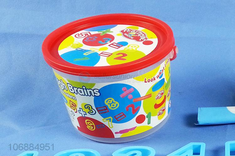 High quality intelligent colored plasticine play dough molds for children