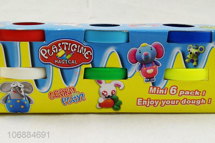 China manufacturer children educational creative color clay toys with plastic molds