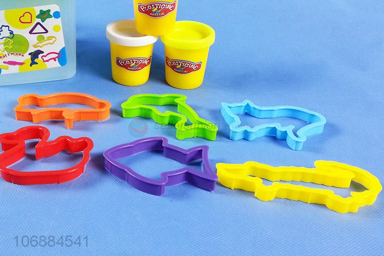 Professional supply colorful reusable modelling clay plasticine molds for kids