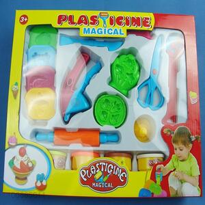 Bottom price non-toxic kids plasticine modeling clay toys with clay tools