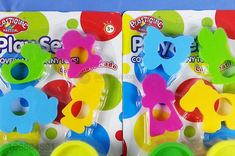 Bottom price non-toxic kids plasticine modeling clay toys with clay tools