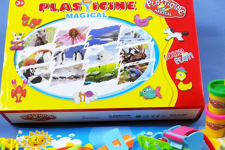 Wholesale custom children educational creative color clay toys with plastic molds