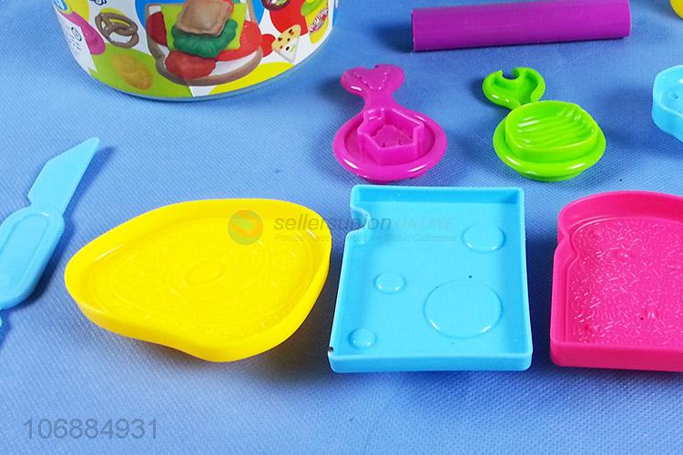 Factory wholesale educational diy colorful plasticine toy and clay molds kit