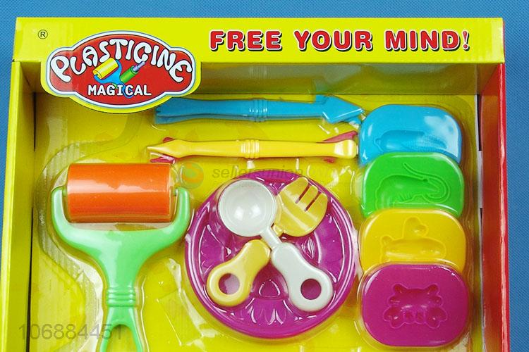 Good sale non-toxic kids plasticine modeling clay toys with clay tools