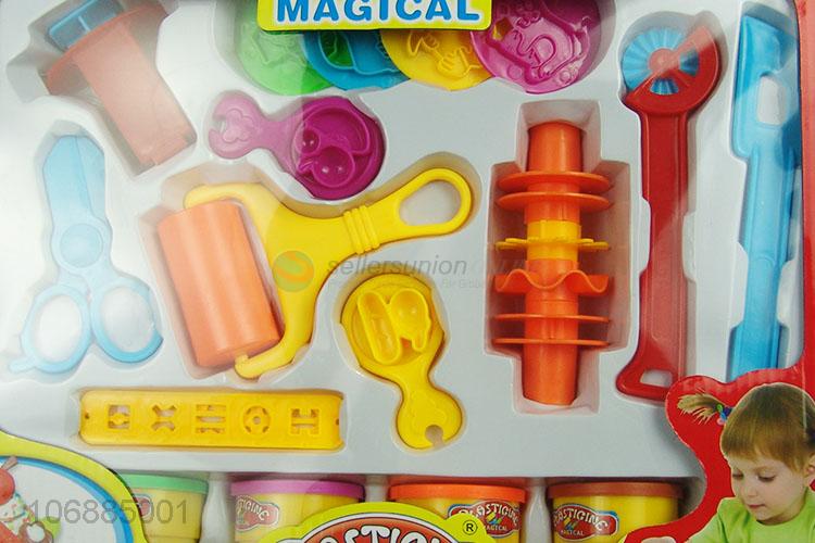 Top supplier educational diy colorful plasticine toy and clay molds kit