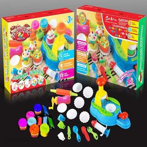 Promotional cheap educational diy colorful plasticine toy and clay molds kit