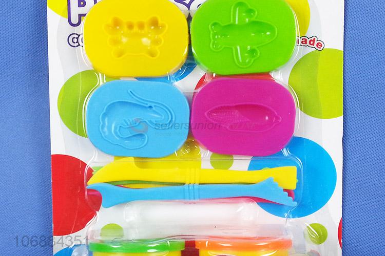 China supplier diy color plasticine modeling clay and clay tools set