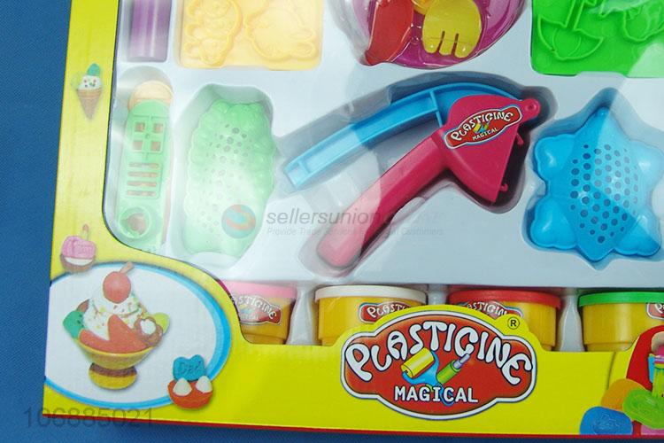 Factory price intelligent colored plasticine play dough molds for children