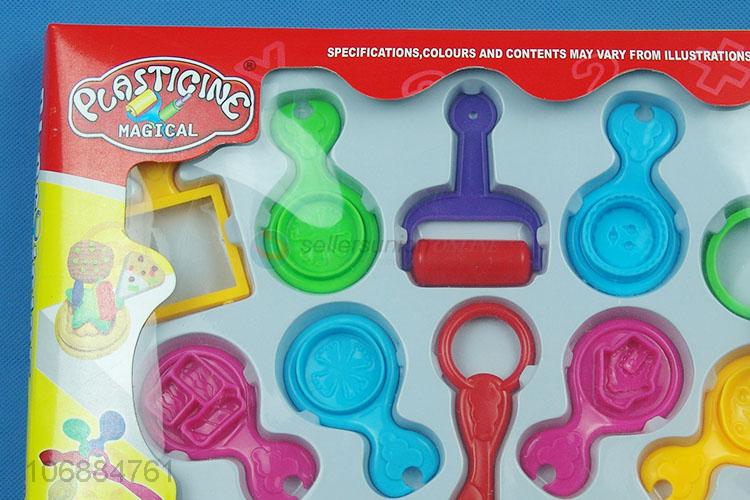 Premium quality children educational creative color clay toys with plastic molds