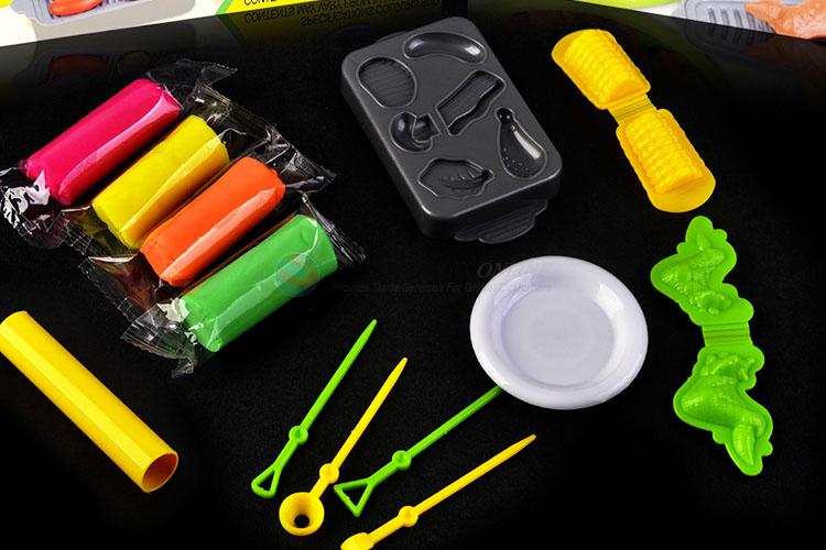 New products intelligent colorful play dough and clay molds for kids